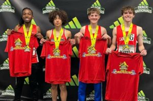 Track & Field Place 5th at Nationals