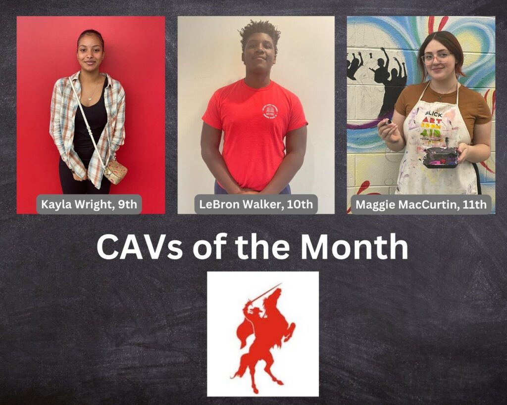 Underclassmen Cavaliers of the Month