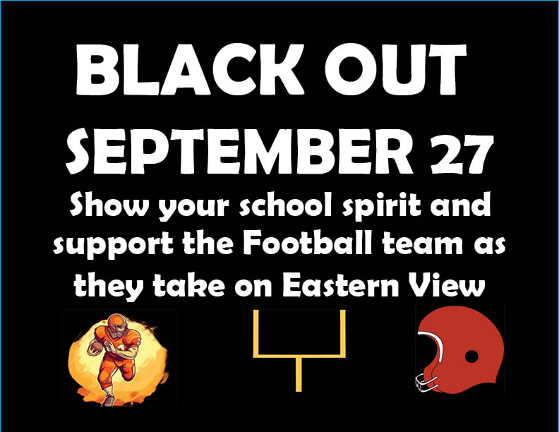 CHS Football "Black Out"