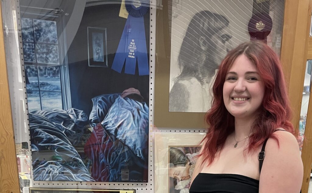 Mairead MacCurtin and her award winning 2D art