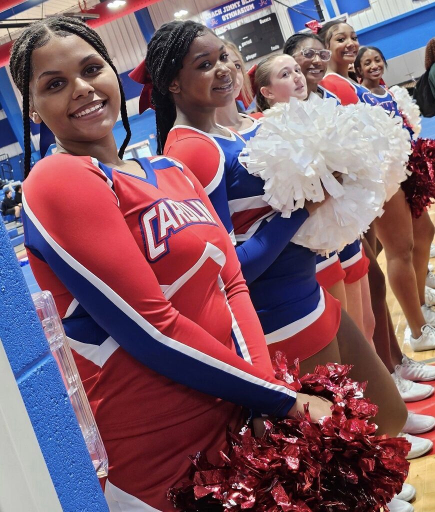 The Cheerleaders are ready to bring the school spirit!