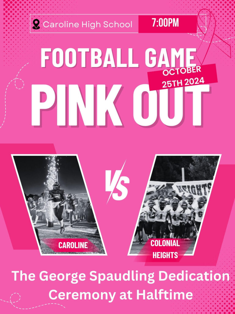 Varsity Football "Pink Out" Game