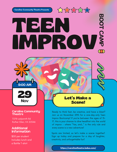 Teen Improv Boot Camp