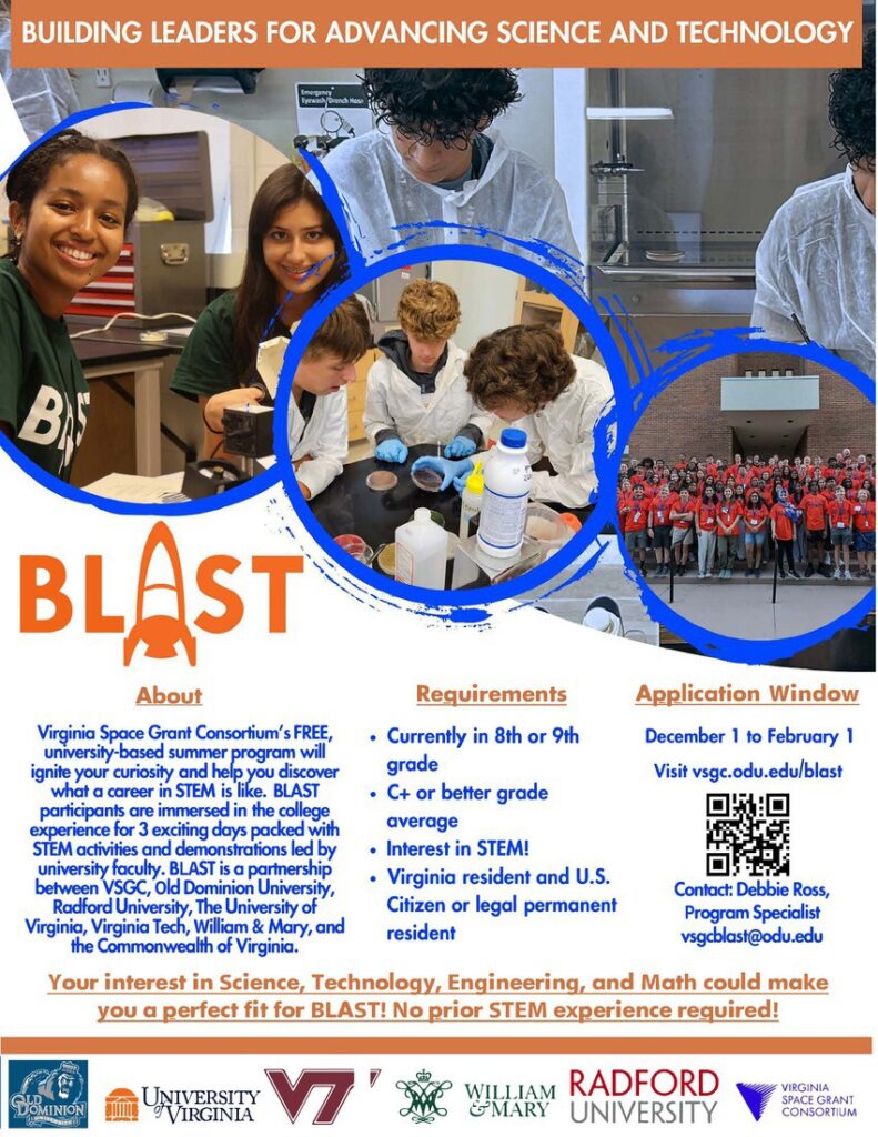 Building Leaders for Advancing Science and Technology (BLAST)