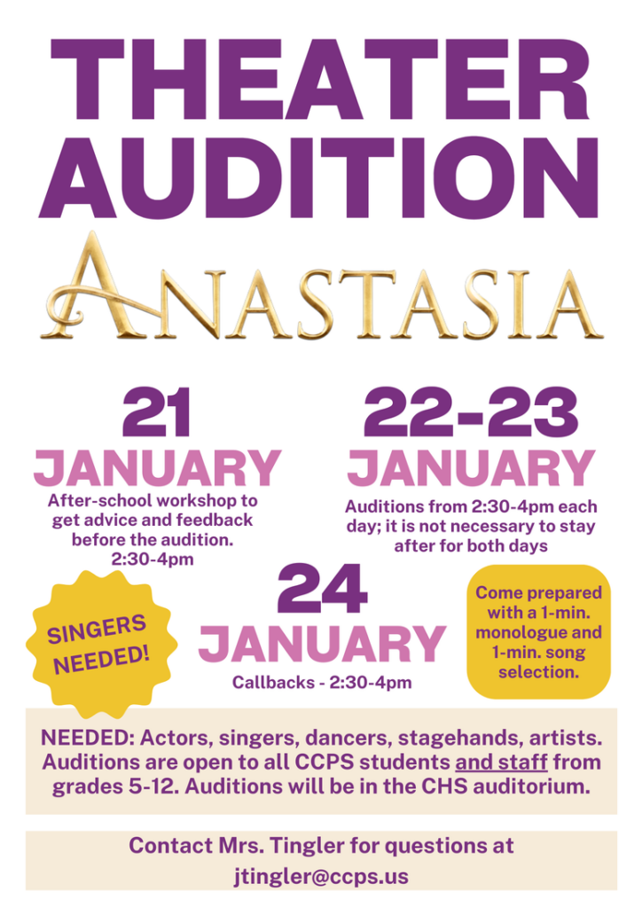 Auditions for Anastasia